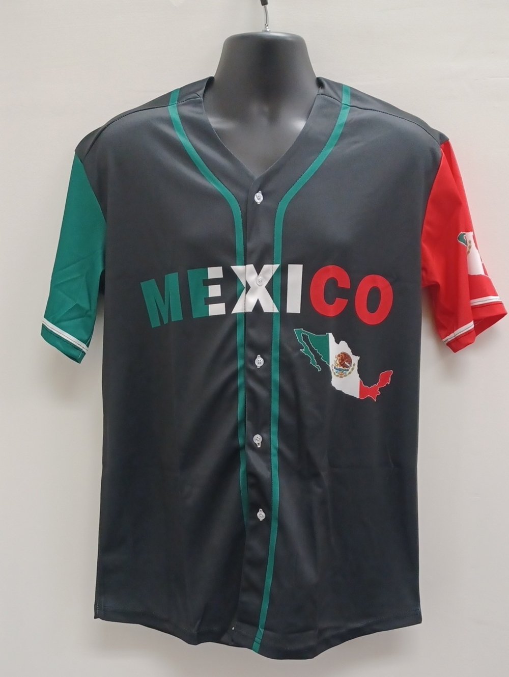 Red Mexico Baseball Jersey
